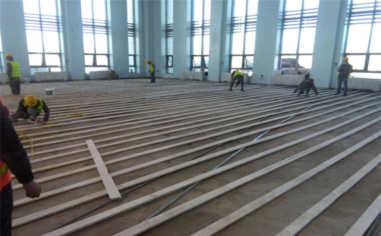 貴州體育木地板施工技術